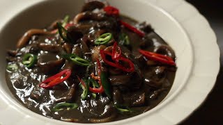 Sotong Masak Hitam Squid Cooked in Its Own Ink [upl. by Ilrebmyk]