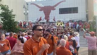 Texas Longhorn Band  Texas Fight  September 10 2022 [upl. by Stubstad527]