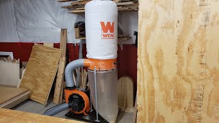 New Dust Collector  WEN 3403 Dust Collector  Unboxing and First Use [upl. by Hepzi307]