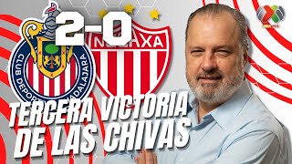 TERCERA VICTORIA DE CHIVAS  Guadalajara vs Necaxa  Torneo Apertura 2023 Liga MX [upl. by Ecertal]