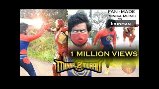 Minnal Murali Vs Ironman  Fight SCENE  Fan made Fight  Minnal Murali [upl. by Columbine]