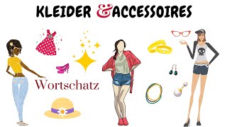 DIE KLEIDUNG  Wortschatz  TEST  Deutsch lernen CLOTHES  Vocabulary  Learn German [upl. by Lalo]