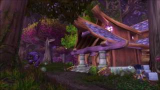 1 hour Teldrassil music  in game  World of Warcraft [upl. by Chemarin412]