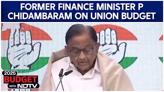 P Chidambaram On Budget  Former Finance Minister P Chidambaram On Union Budget [upl. by Carolee418]