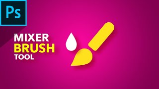 ✔ Mixer Brush Tool  Photoshop Tutorial  Artose [upl. by Ardnik]