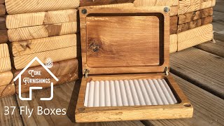 Fly Fishing Boxes From Rough Lumber [upl. by Oidgime]