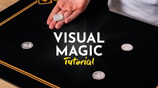 MOST VISUAL COIN MAGIC TRICK  Matrix tutorial [upl. by Klayman338]