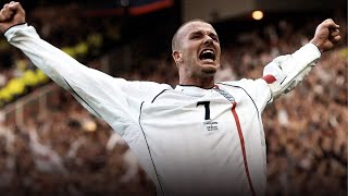 Sheringham Beckham get it done for England  Greece vs England 2001 WC qualifier Highlights [upl. by Ewolram372]