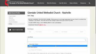 FindAChurch Updating Clergy [upl. by Israel]