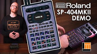 Roland SP404MKII Sampler InDepth Demo [upl. by Raseta123]