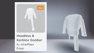 I MADE MY OWN FREE FAKE HEADLESS amp KORBLOX BUNDLE FOR EVERYONE😋 [upl. by Aydidey484]