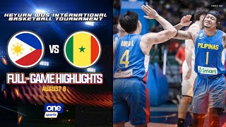 Philippines vs Senegal highlights  2023 Heyuan WUS International Basketball  Aug 6 2023 [upl. by Beasley]