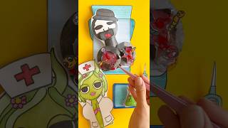 Incredibox Sprunki Cosmetics Surgery  Jiggly Big Balloon Black amp Vineria Doctor Squishy Paper [upl. by Aennil74]