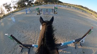 First show jump with Bea Helmet Cam [upl. by Reibaj]