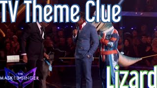 Lizard TV Theme Clue  The Masked Singer USA Season 11 Ep 4 [upl. by Attenahs]