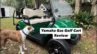 Yamaha Gas Golf Cart Review [upl. by Alebasi]