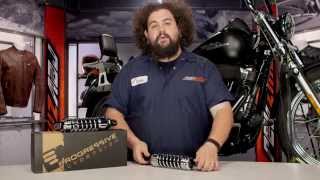 Progressive 444 Series Shocks for Harley Review at RevZillacom [upl. by Natividad]