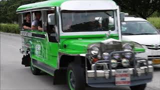 Driving the Electric Jeepney Prototype in Manila [upl. by Leod639]