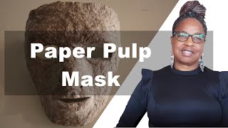 How to make a fitting Paper Mache Mask Perfect fit  EASY TUTORIAL [upl. by Ydnerb115]