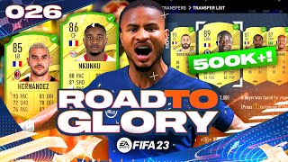 THIS is my NEW 500K META TEAM FIFA 23 Road To Glory 26 [upl. by Allemahs]