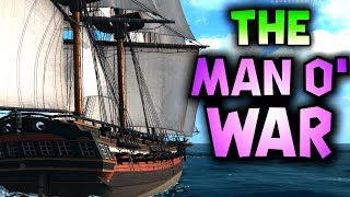 THE MAN O WAR  SEA OF THIEVES  The new ship that everyone wants SeaOfThieves [upl. by Llezniuq]