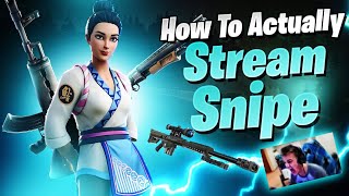 How to Steam Snipe in Fortnite Get in streamers games every time [upl. by Smiga]