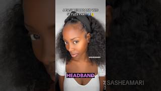 6 QUICK HEADBAND WIG STYLES [upl. by Crabb]