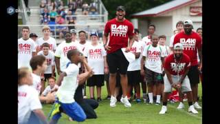 Dallas Cowboys Dak Prescott puts on football camp at his old high school in Haughton Louisiana [upl. by Ajile995]