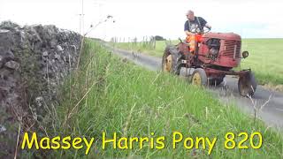 Massey Harris Pony 820 Verge Mowing [upl. by Dualc232]