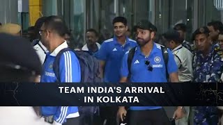 Top of the Table Team India Arrives in Kolkata [upl. by Cogswell302]