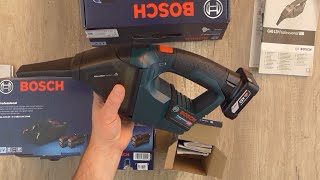 Unboxing BOSCH Cordless Vacuum Cleaner GAS 12V Professional  Bob The Tool Man [upl. by Naujahs]