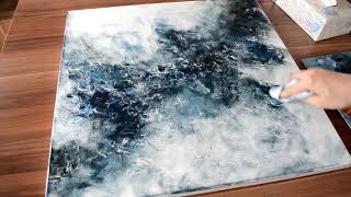 Easy Abstract Painting for Beginners Acrylic or Oil Painting  How to paint abstract [upl. by Leandre717]