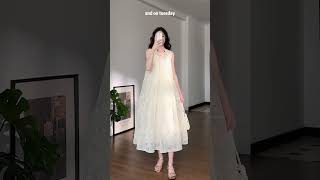 4 white dressesyour fave 👀 kuose ootd outfitideas fashion outfitinspo grwm outfit reels [upl. by Malkah41]