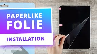 Paperlike Folie anbringen – iPad Pro Tutorial [upl. by Eenwat]