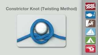 Constrictor Knot Twisting Method  How to Tie a Constrictor Knot Twisting Method [upl. by Jaworski]