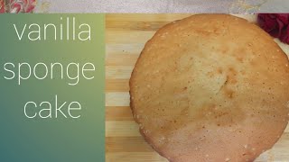 VANILLA SPONGE CAKE RECIPE [upl. by Alexia]