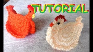 Presina Uncinetto Gallina prendi pentola  Tutorial [upl. by Tania]