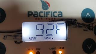 Switching the Balboa TP600 Control Panel on your Pacifica Hot Tub from Low Range to High Range [upl. by Alrep]