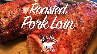 Roasted Pork Loin  On a Traeger Wood Pellet Grill [upl. by Enyalaj]