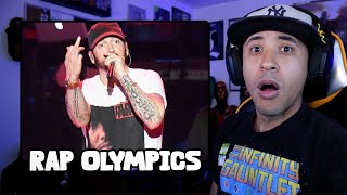 Eminem  Rap Olympics Reaction [upl. by Atsirak]