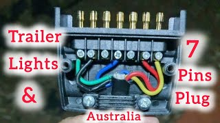 Trailer Lights and 7 pins plug Australia [upl. by Camilo813]