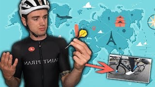 Throwing a Dart at a Map and Cycling to WHEREVER it Lands [upl. by Mobley]