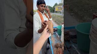 How To Peel Old Coconut In India  Fruit Cutting Skills [upl. by Tekla457]