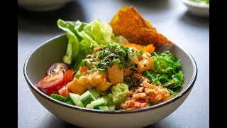 Homemade Spicy Salmon Poke Bowl 自制三文鱼盖饭 [upl. by Boff]