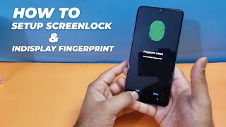 Samsung Galaxy A32 5G  How to Setup Screen Lock Fingerprint amp Face Sensor [upl. by Youlton]