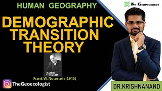 Demographic Transition Theory Notestein Geography Optional [upl. by Fennessy355]