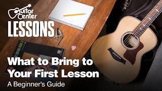 What to Bring to Your First Acoustic Guitar Lesson  A Beginners Guide [upl. by Marozas]