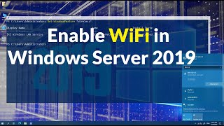 How to Enable WiFi in Windows Server 2019 [upl. by Janel]