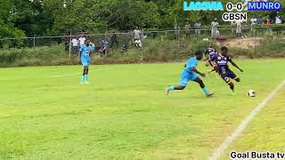 DACOSTA CUP 2024 LACOVIA vs MUNRO COLLEGE 1st half action11092024 [upl. by Eilata]