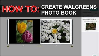 HOW TO CREATE WALGREENS PHOTO BOOK PHOTOBOOK [upl. by Laurene]